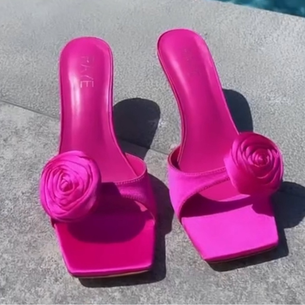 Rosette Mule in Pink RAYE size 5.5 MSRP$168